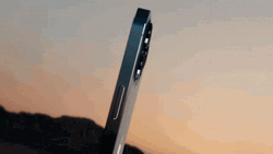 Iphone 14 Pro Revolving In Sunset GIF