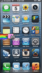 Iphone Ios 7 Rainbow Cat GIF