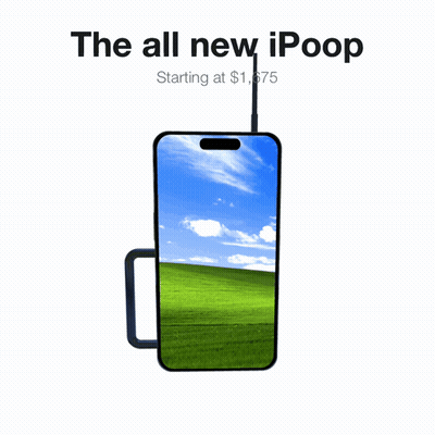 IPOOP Advertisement Starting At $11.75 GIF