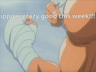 Ippo Makunouchi Crazy Good This Week Yey GIF