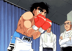 Ippo Makunouchi Enthusiastic Punch GIF