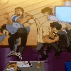 Ippo Makunouchi Frirends Playful Karaoke Time GIF