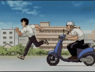 Ippo Makunouchi Running Training GIF