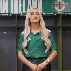 Ireland Model Bernadette Hagans Crossing Her Arms GIF
