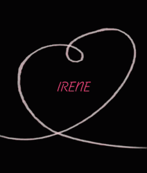 Irene Name Heart Swirl Loop