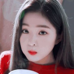 Irene Red Velvet Eating Bunny Face GIF