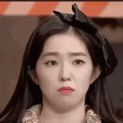 Irene Red Velvet Worried Scared