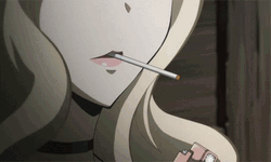 Irina Jelavic Animated Smoke GIF