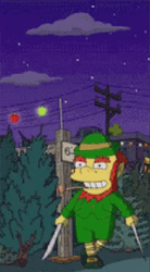 Irish Jig Leprechaun From The Simpsons GIF