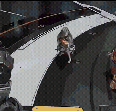 Iron Man Helmet With Triangle GIF