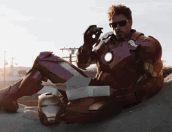 Iron Man Peep On Sunglasses