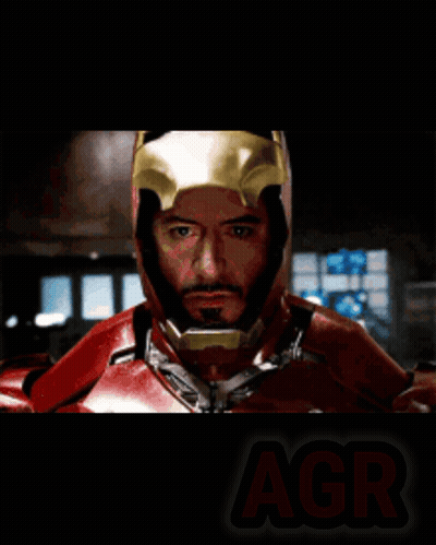 Iron Man With Red Agr GIF