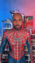 Iron Spider Spiderman Suit GIF