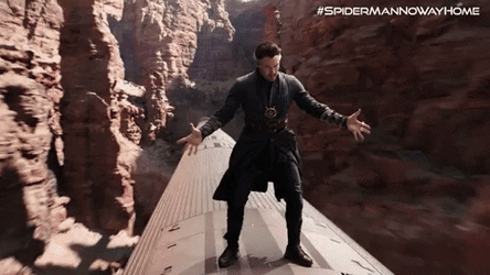 Iron Spider Versus Doctor Strange GIF