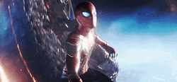 Iron Spiderman Suit GIF