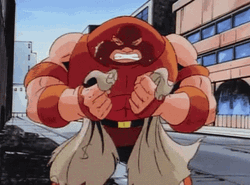 Irritated Juggernaut GIF