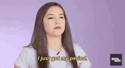 Irritated Lady Just Got Period GIF
