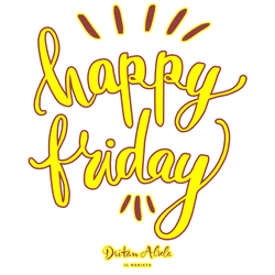 Is It Friday Yet Flickering Text GIF