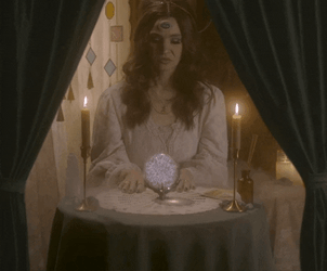 Is This Thing On Crystal Ball Hello GIF