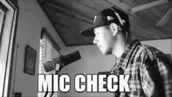 Is This Thing On Mic Check Lil Renzo GIF