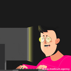 Is This Thing On Work From Home Animation GIF