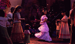 Isabela Madrigal Dancing White Dress Encanto GIF