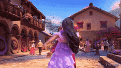 Isabela Madrigal Magical Flowers Bloom Encanto GIF