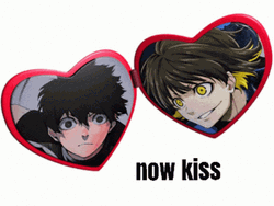 Isagi And Meguru Bachira Now Kiss GIF