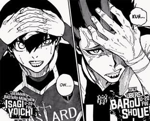 Isagi Yoichi And Barou Shoei Hedgehogs GIF