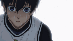 Isagi Yoichi Disappointed Eyes GIF