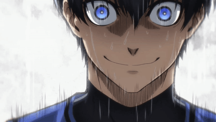 Isagi Yoichi Smiling With Rage GIF