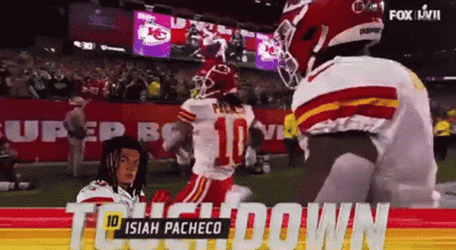 Isiah Pacheco Dances With Team GIF