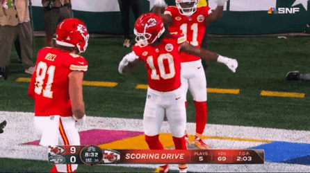 Isiah Pacheco Doing Chicken Dance GIF