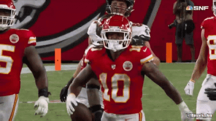 Isiah Pacheco Rocking The Game GIF