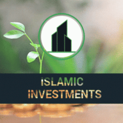 Islamic Investments Ad With Plant Growing From Gold Coins GIF
