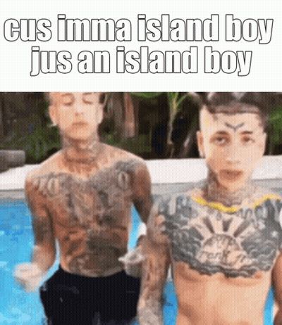 Island Boy Jus An Island Boy Two Shirtless GIF