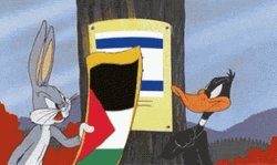 Israel Bugs Bunny And Duffy Duck GIF