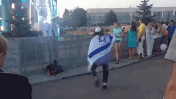 Israel Man Dancing At Park