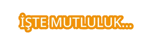 Istemutluluk Logo In Orange Sticker