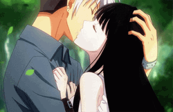 Isuzu Sohma Fruit Basket Anime Kissing GIF
