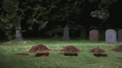 It Clown Digging GIF
