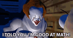 It Clown Good At Math GIF