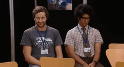 It Crowd Fist Bump GIF