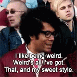 It Crowd Maurice Weird Sweet Style GIF