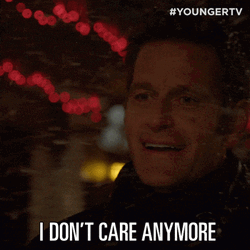 It Doesnt Matter Man In Snowy Night GIF
