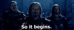 It Has Begun Lord Of The Rings GIF