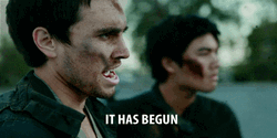 It Has Begun Two Men In A Fight GIF