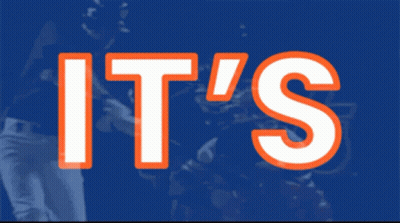 It In Orange Text GIF
