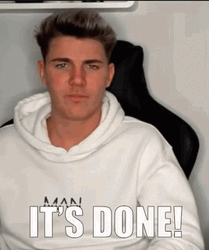 It Is Done Boy GIF
