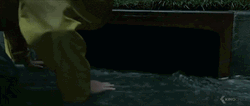 It Is Under The Drain Waiting GIF